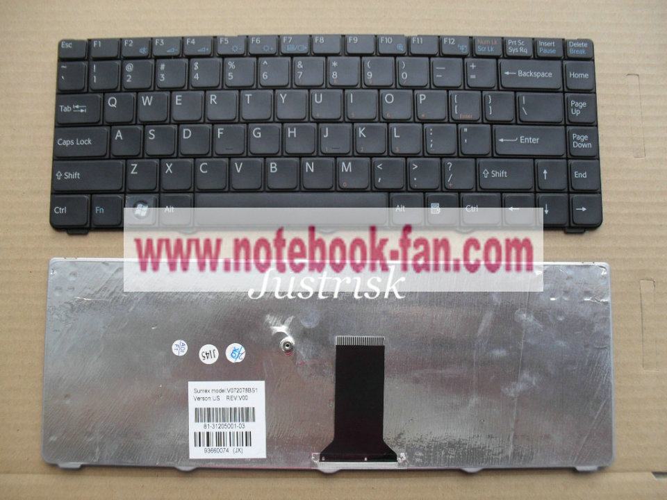 New Sony Vaio VGN-NR220E/S VGN-NR270N/S VGN-NR280E/S US Keyboard